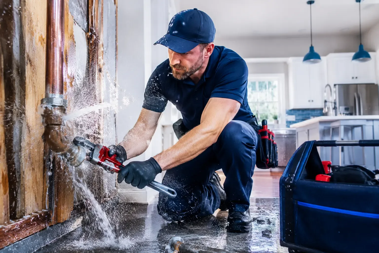 Local emergency pipe repair professionals in Golden, IL